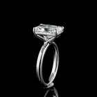 4ct Radiant Diamond Solitaire Engagement Ring