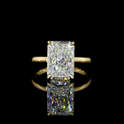 5ct Radiant Diamond Solitaire Engagement Ring