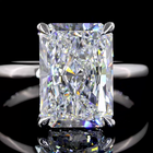 5ct Radiant Diamond Hidden Halo Engagement Ring