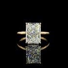 5ct Radiant Diamond Hidden Halo Engagement Ring