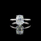 2ct Cushion Diamond Solitaire Engagement Ring
