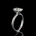 2ct Cushion Diamond Solitaire Engagement Ring