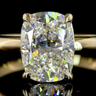 2ct Cushion Diamond Solitaire Engagement Ring