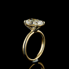 4ct Cushion Diamond Solitaire Engagement Ring