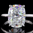 5ct Cushion Diamond Solitaire Engagement Ring