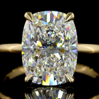 5ct Cushion Diamond Solitaire Engagement Ring