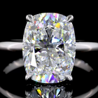 5ct Cushion Diamond Hidden Halo Engagement Ring