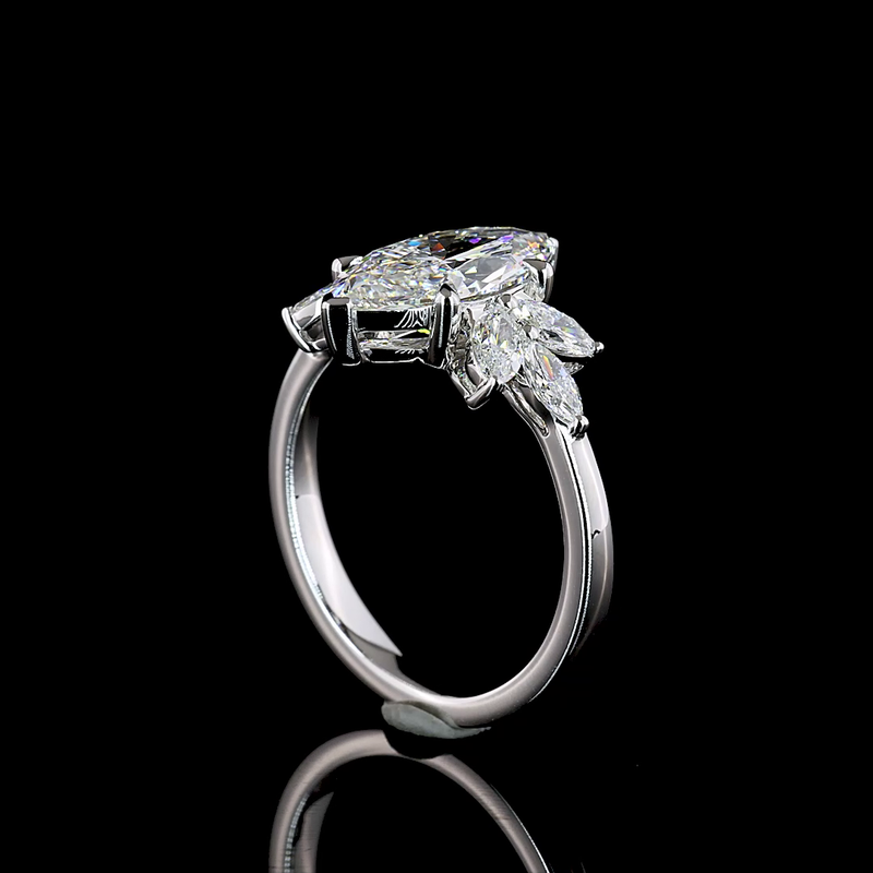 2ct Prong Marquise Special Engagement Ring