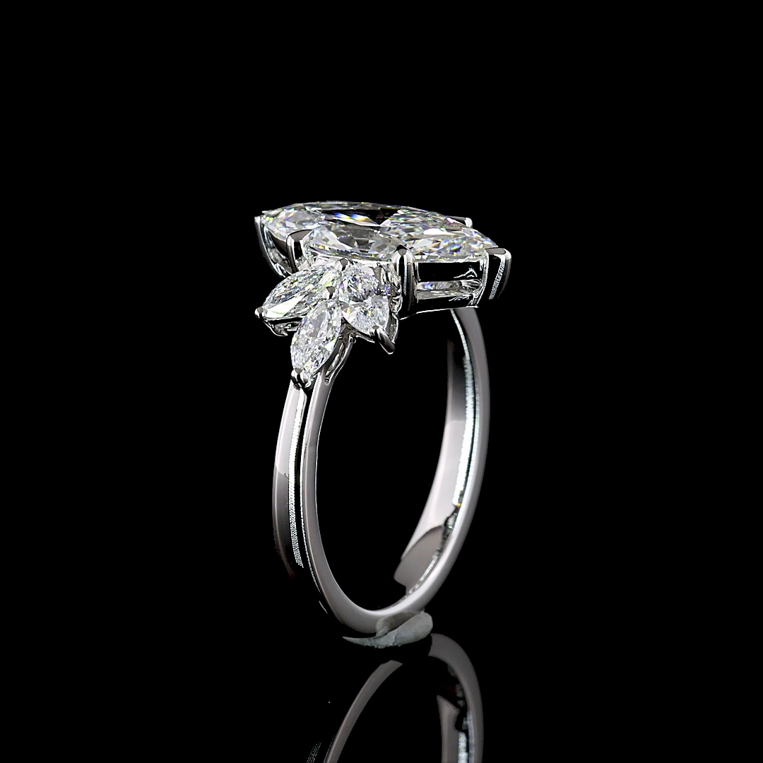 2ct Prong Marquise Special Engagement Ring