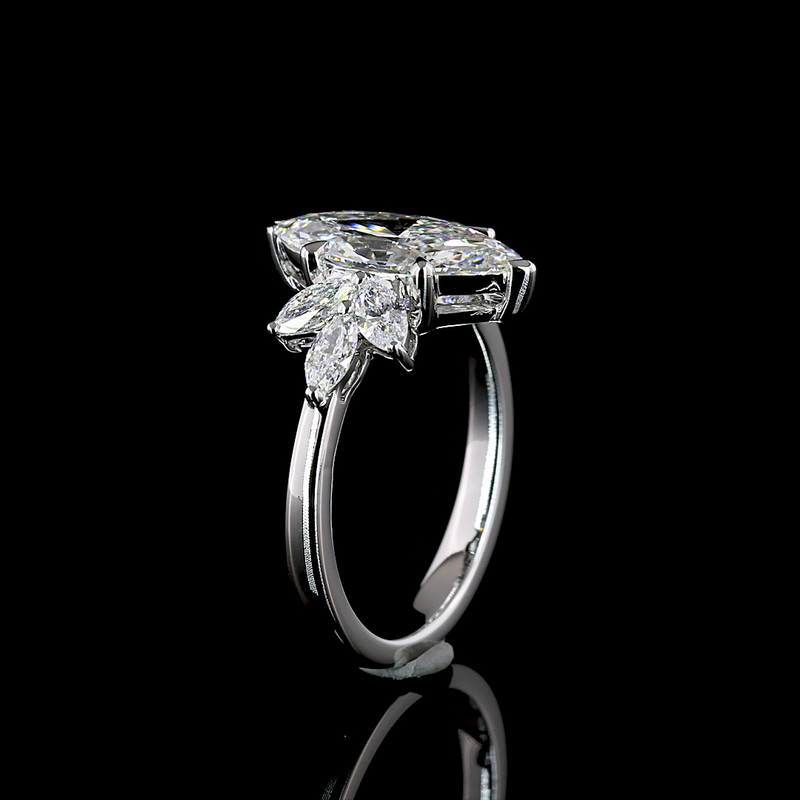 2ct Prong Marquise Special Engagement Ring