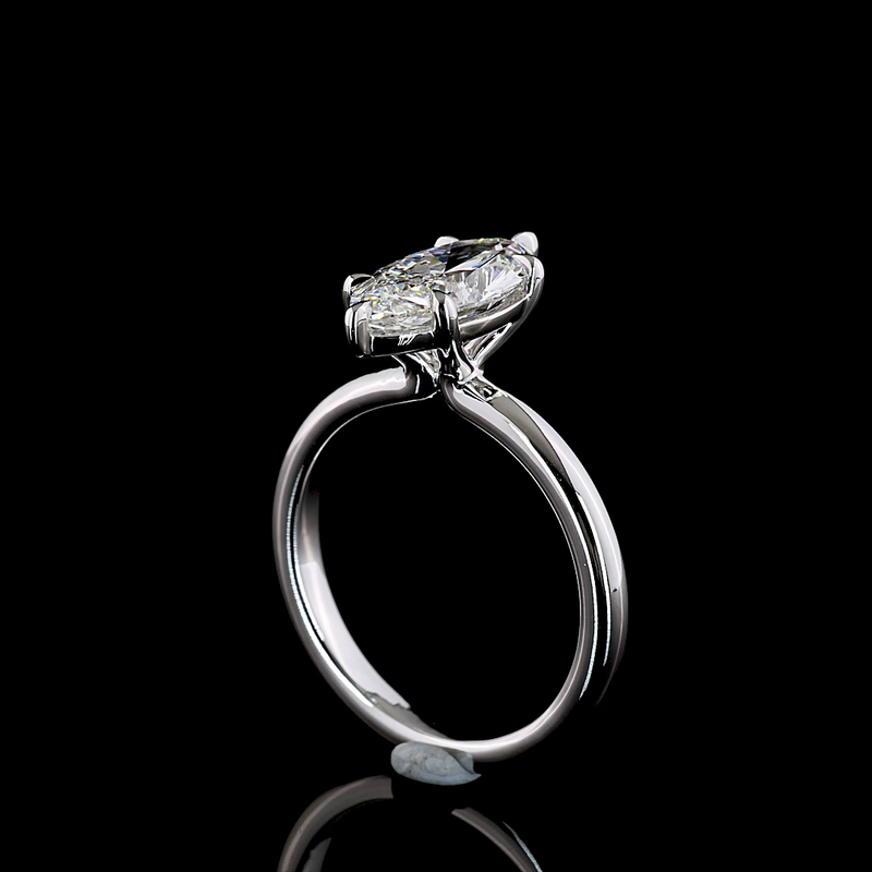 2ct Marquise Diamond Solitaire Engagement Ring