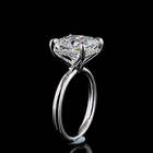 5ct Princess Diamond Hidden Halo Engagement Ring