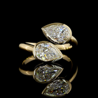 1ct Pear Diamond Special Engagement Ring