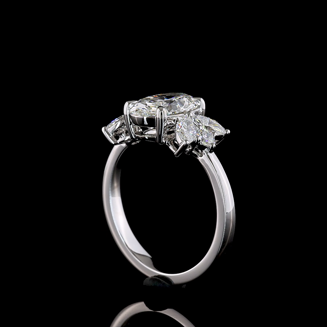 2ct Prong Oval Special Engagement Ring