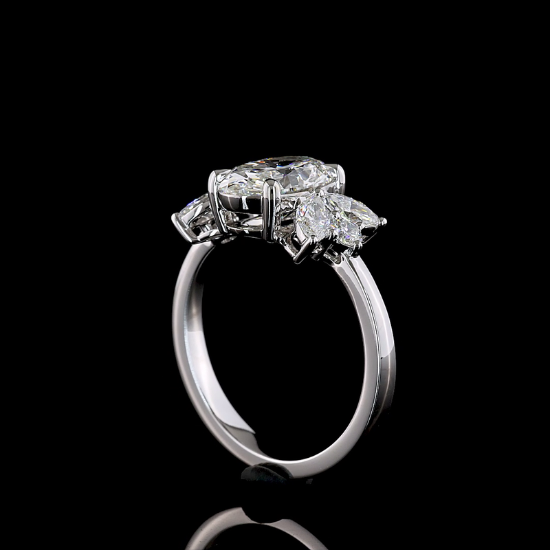 2ct Prong Oval Special Engagement Ring