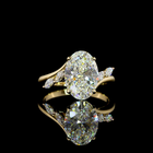 3ct Prong Oval Special Engagement Ring