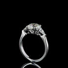 2ct Prong Round Three Stone Engagement Ring