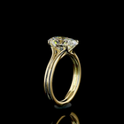 2-1/2ct Prong Oval Solitaire Engagement Ring