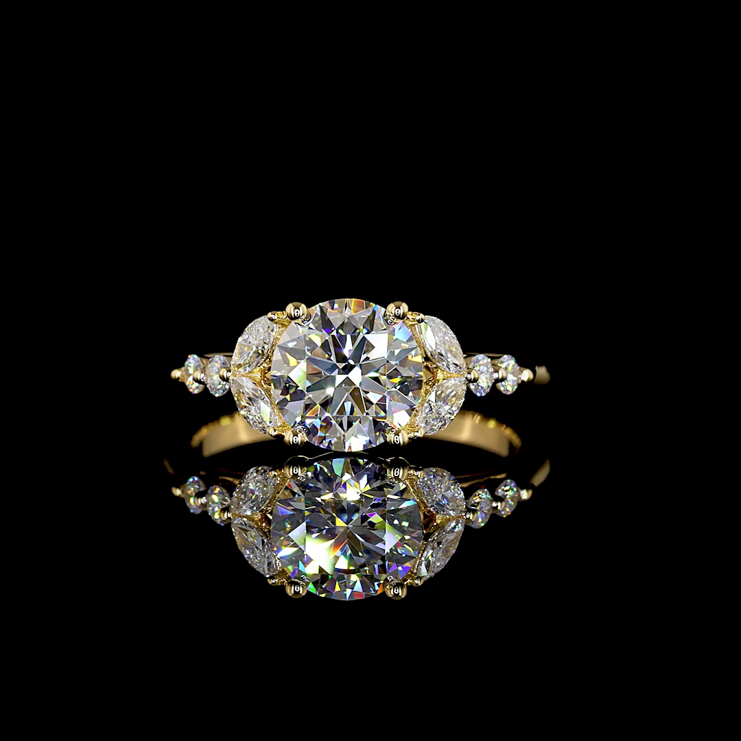 1 1/2ct Prong Marquise Special Engagement Ring.