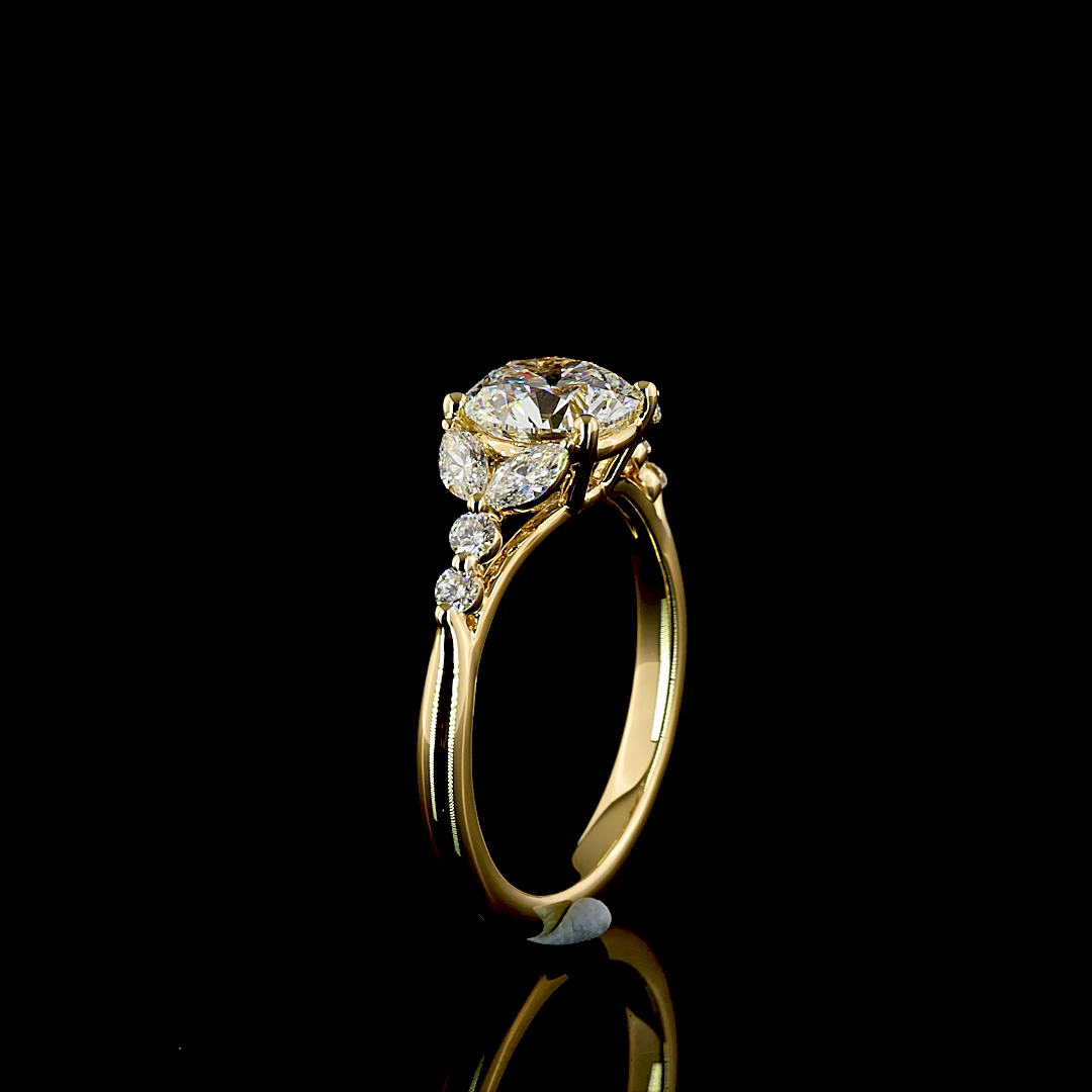 1 1/2ct Prong Marquise Special Engagement Ring.