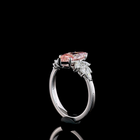 1-1/2ct Fancy Pink Marquise Special Engagement Ring.