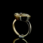 4ct Bezel Marquise Solitaire Engagement Ring.