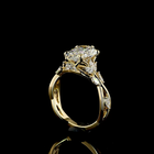 2-3/4ct Prong Pear Special Engagement Ring.