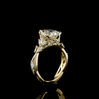 2-3/4ct Prong Pear Special Engagement Ring.