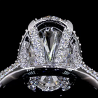 5ct Oval Hidden Halo Engagement Ring.