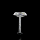 5ct Oval Hidden Halo Engagement Ring.