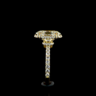 3ct Oval Hidden Halo Engagement Ring.