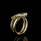 2ct Marquise East West Prong Unique Diamond Engagement Ring