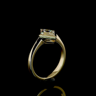 1-1/2ct Kite Bezel Solitaire Diamond Engagement Ring