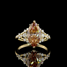 3ct Marquise Prong Unique Diamond Engagement Ring