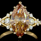 3ct Marquise Prong Unique Diamond Engagement Ring
