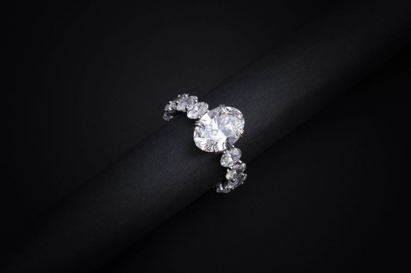 3ct Oval Diamond Special Engagement Ring