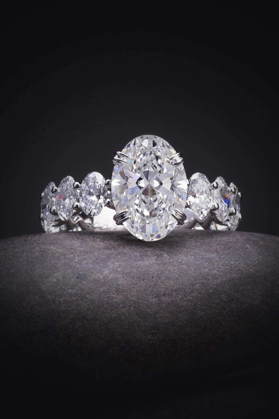 3ct Oval Diamond Special Engagement Ring