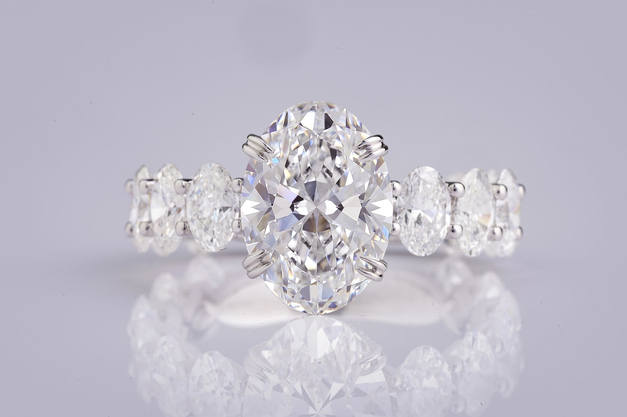 3ct Oval Diamond Special Engagement Ring