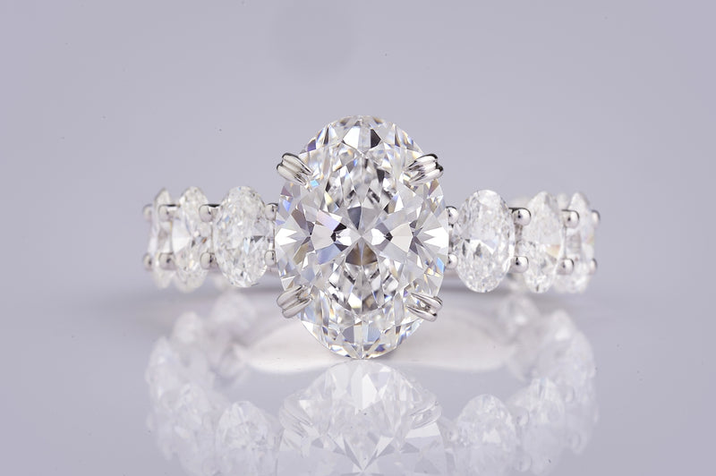 3ct Oval Diamond Special Engagement Ring